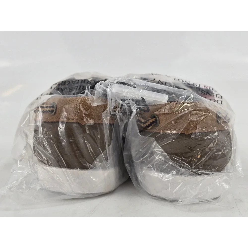 Beverly Hills Polo Club Boat Shoes Boys Size 8 Tan BH94198C - New